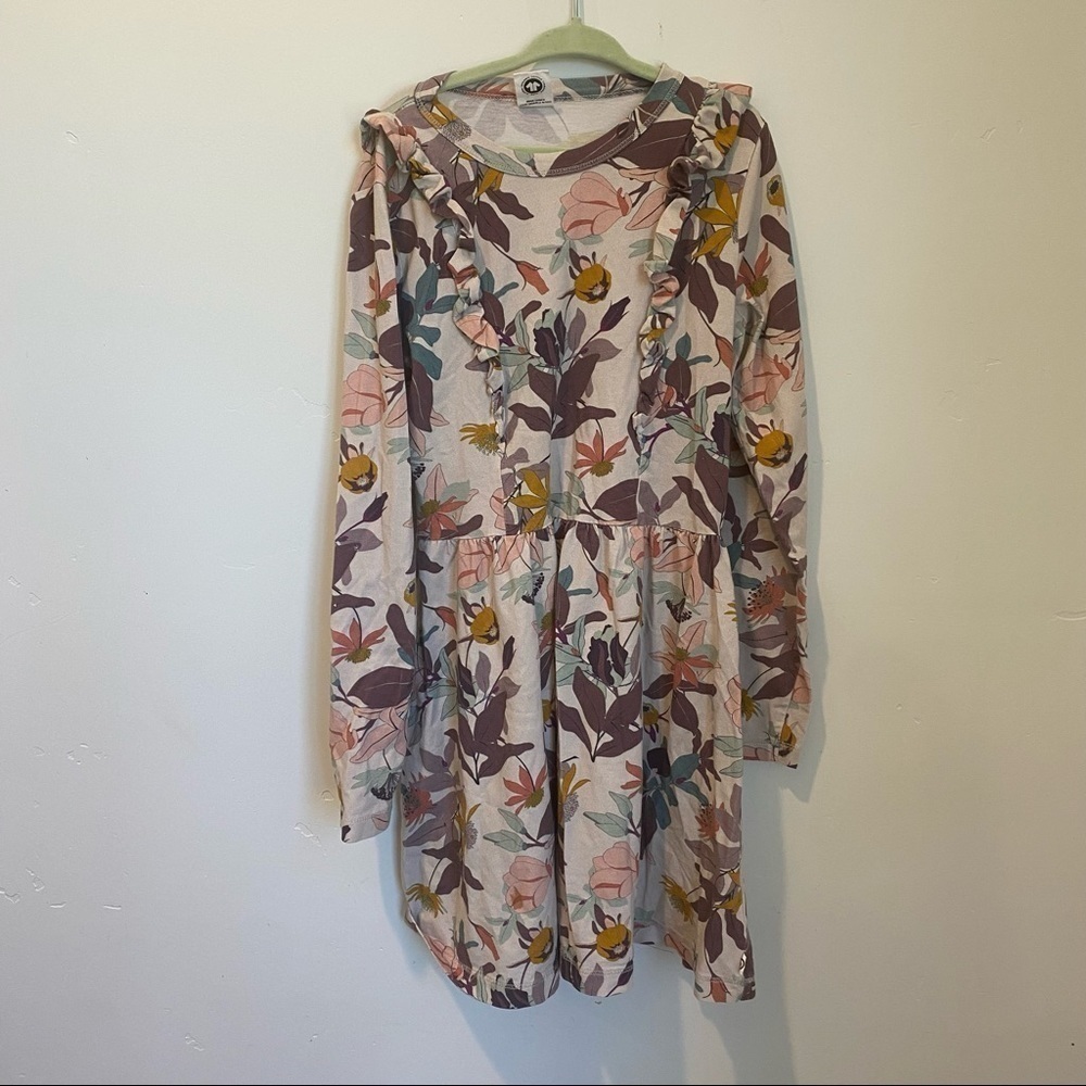 Musli floral organic cotton girls dress 8